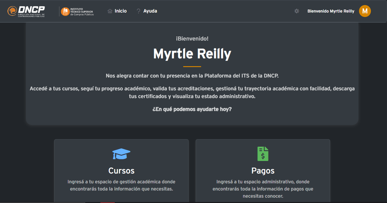 Pantalla principal Voyager